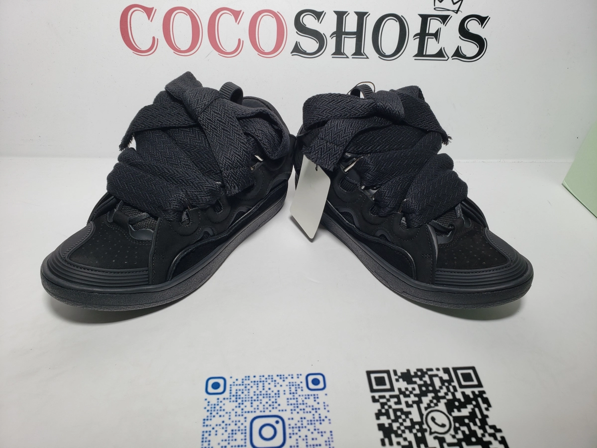 COCOSHOES QC | Lanvin Leather Curb Triple Black FU-SKDK12-DRAG-P25101047