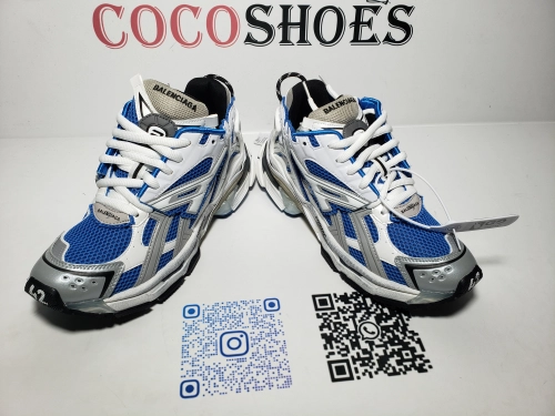 COCOSHOES QC | Balenciaga Runner Blue Grey 677403W3RB34912