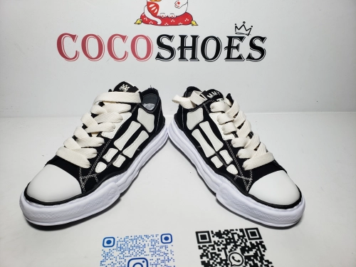 COCOSHOES QC | Mihara Yasuhiro x Amiri MMY Bones Skel-Top Low Black AMFOSR1076-001