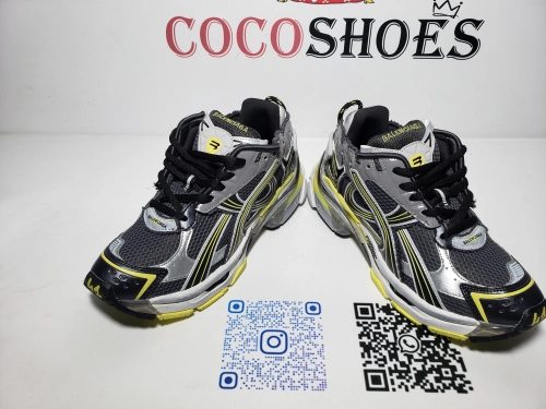 COCOSHOES QC | Balenciaga Runner Sneaker Grey Black Yellow 772767 W3RMU 1279