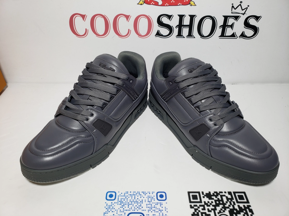 COCOSHOES QC | Louis Vuitton Trainer Triple Grey 1AC5CR