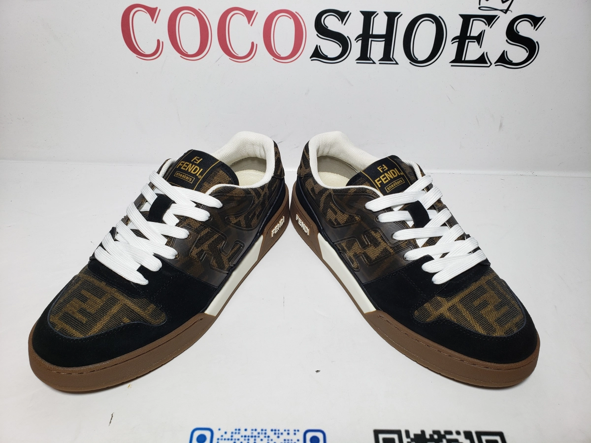 COCOSHOES QC | Fendi Match Low Black Brown 7E1688AQ6IF1PXA