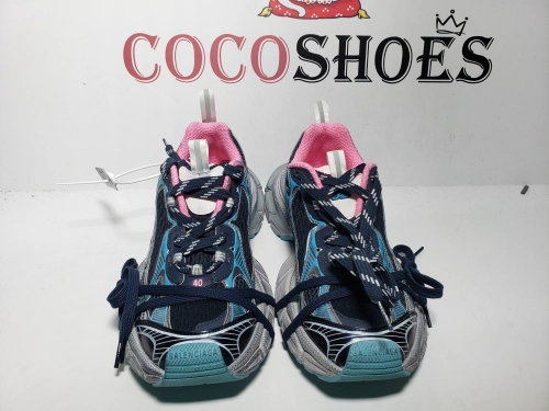 COCOSHOES QC |  Balenciaga 3XL Sneaker Mesh & Polyurethane Grey / Blue / Pink Low Top