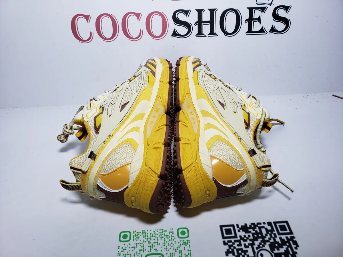 COCOSHOES QC |  Off-White Be Right BacK Out Of Blue Milk Yellow OMIA295F24FAB002200A