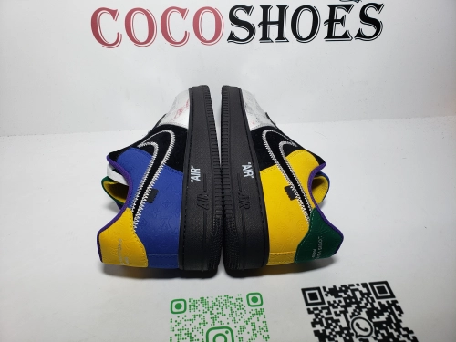 COCOSHOES QC |  Louis Vuitton x Nike Air Force 1 Low Silver Yellow 1A9VCH