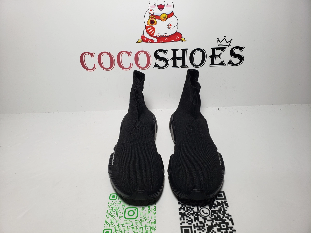 COCOSHOES QC |  Balenciaga Speed 2.0 Black 636833W2AF31000