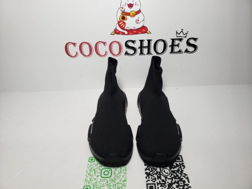 COCOSHOES QC |  Balenciaga Speed 2.0 Black 636833W2AF31000