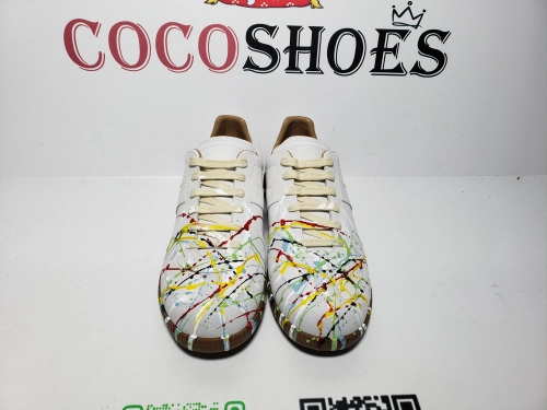 COCOSHOES QC | Maison Margiela White Paint Replica Sneakers POIZON240805818