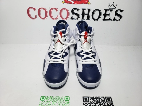 COCOSHOES QC | Air Jordan 6 Retro 'Olympic' White Blue CT8529-164