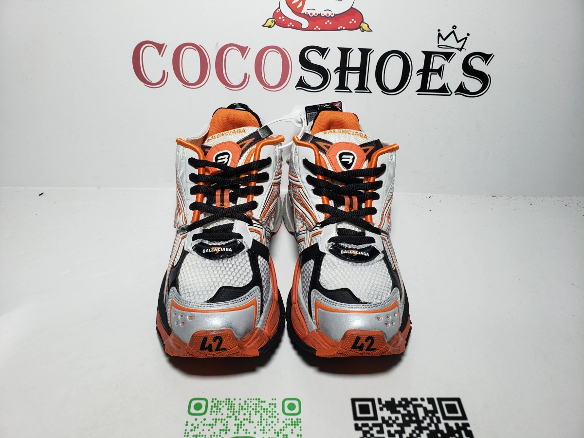 COCOSHOES QC | Balenciaga Runner Orange 677402W3RB79051