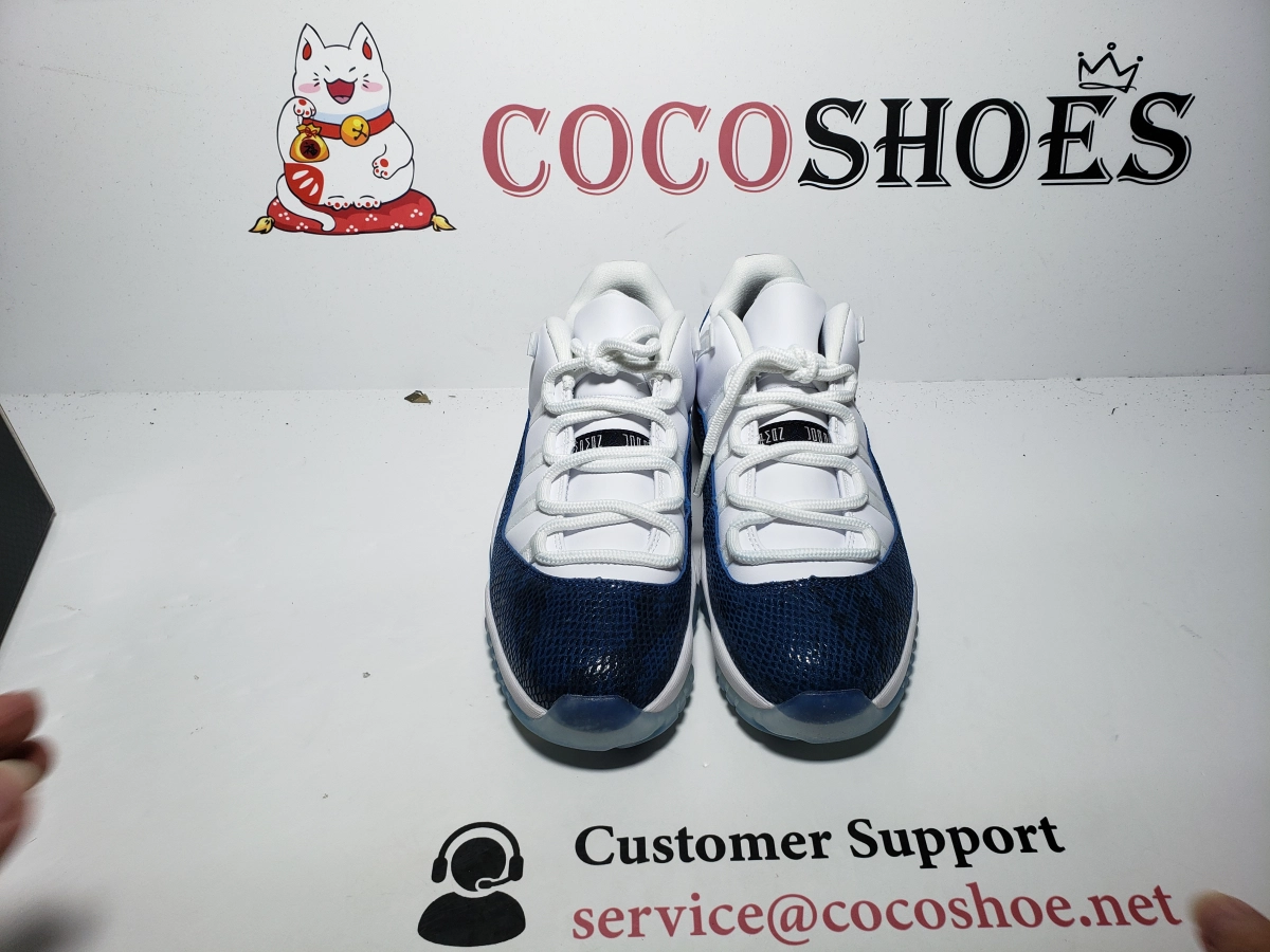 COCOSHOES QC | Air Jordan 11 Retro Low Snake Navy CD6846-102