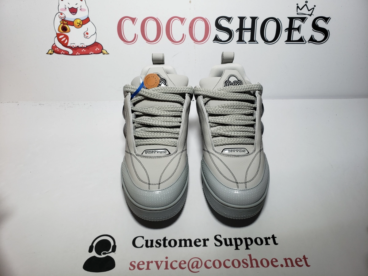 COCOSHOES QC | Louis Vuitton LV Skate Sneaker Grey 1ABZ5X