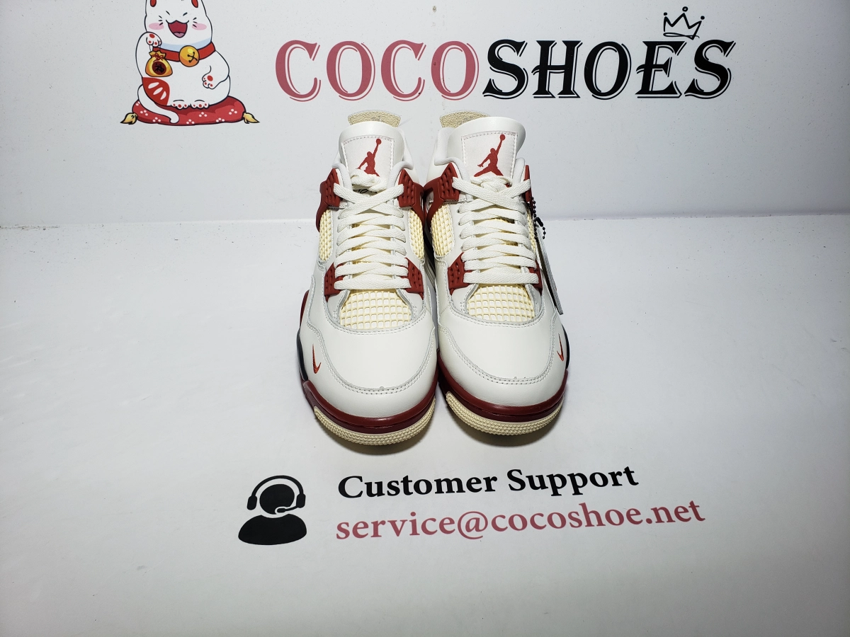 COCOSHOES QC | Nigel Sylvester x Air Jordan 4 "Brick After Brick" Sail/Cinnabar-Black IQ8055-100