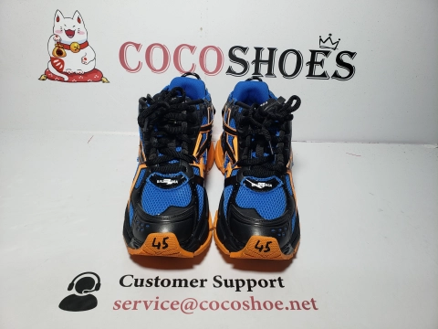 COCOSHOES QC | Balenciaga Runner Sneaker Blue Yellow Black 677402 W3RB2 1120