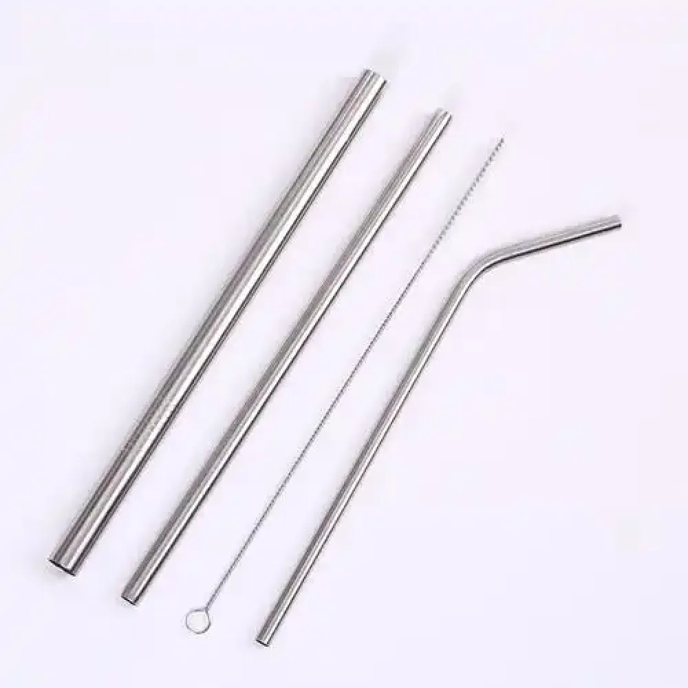 Eco Reusable Metal Straws – Perfect for Home, Travel & Gifts