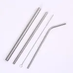 Eco Reusable Metal Straws – Perfect for Home, Travel & Gifts