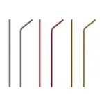 Eco Reusable Metal Straws – Perfect for Home, Travel & Gifts