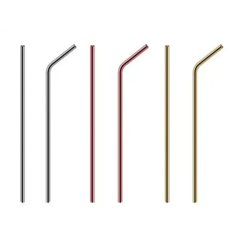 Eco Reusable Metal Straws – Perfect for Home, Travel & Gifts