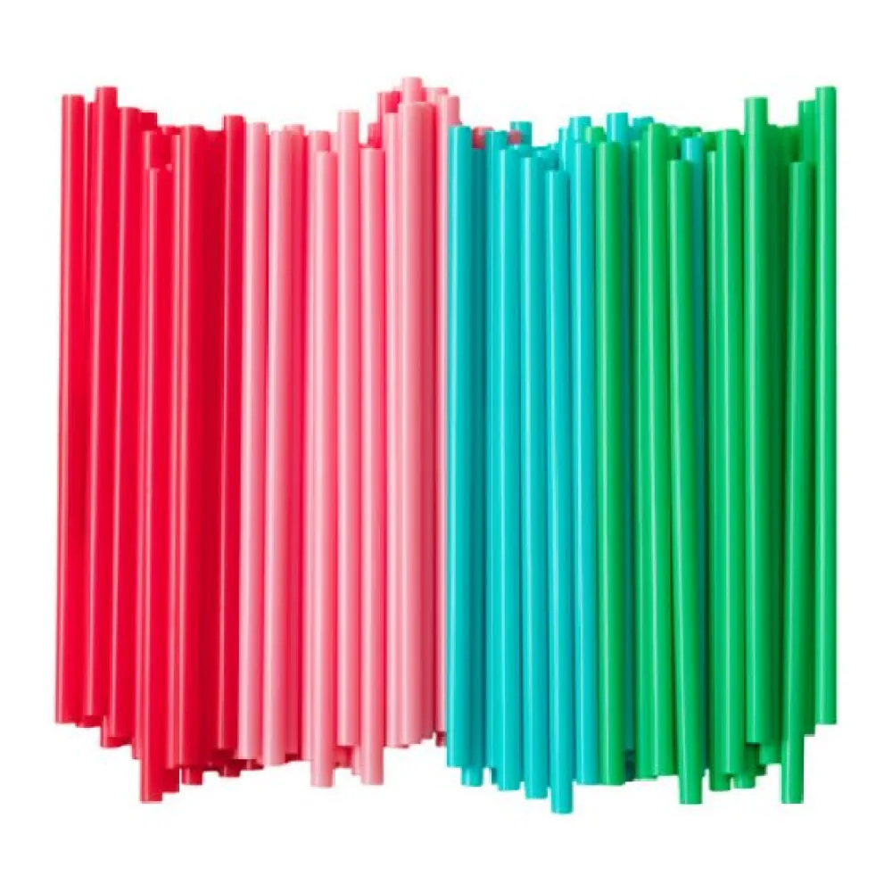 wholesale colorful lightweight tube used for sipping drinks easy to use