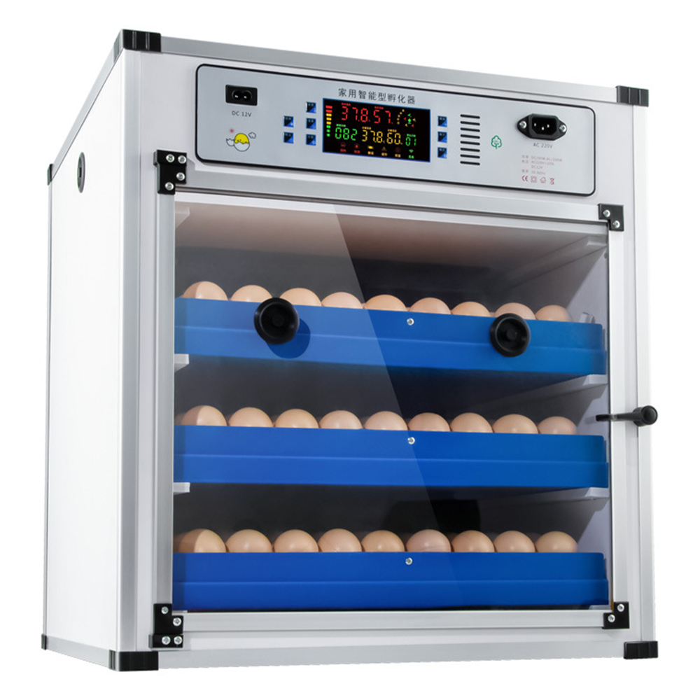 68-Egg Auto-Turn Incubator with Power Outage Protection & Smart Climate Control