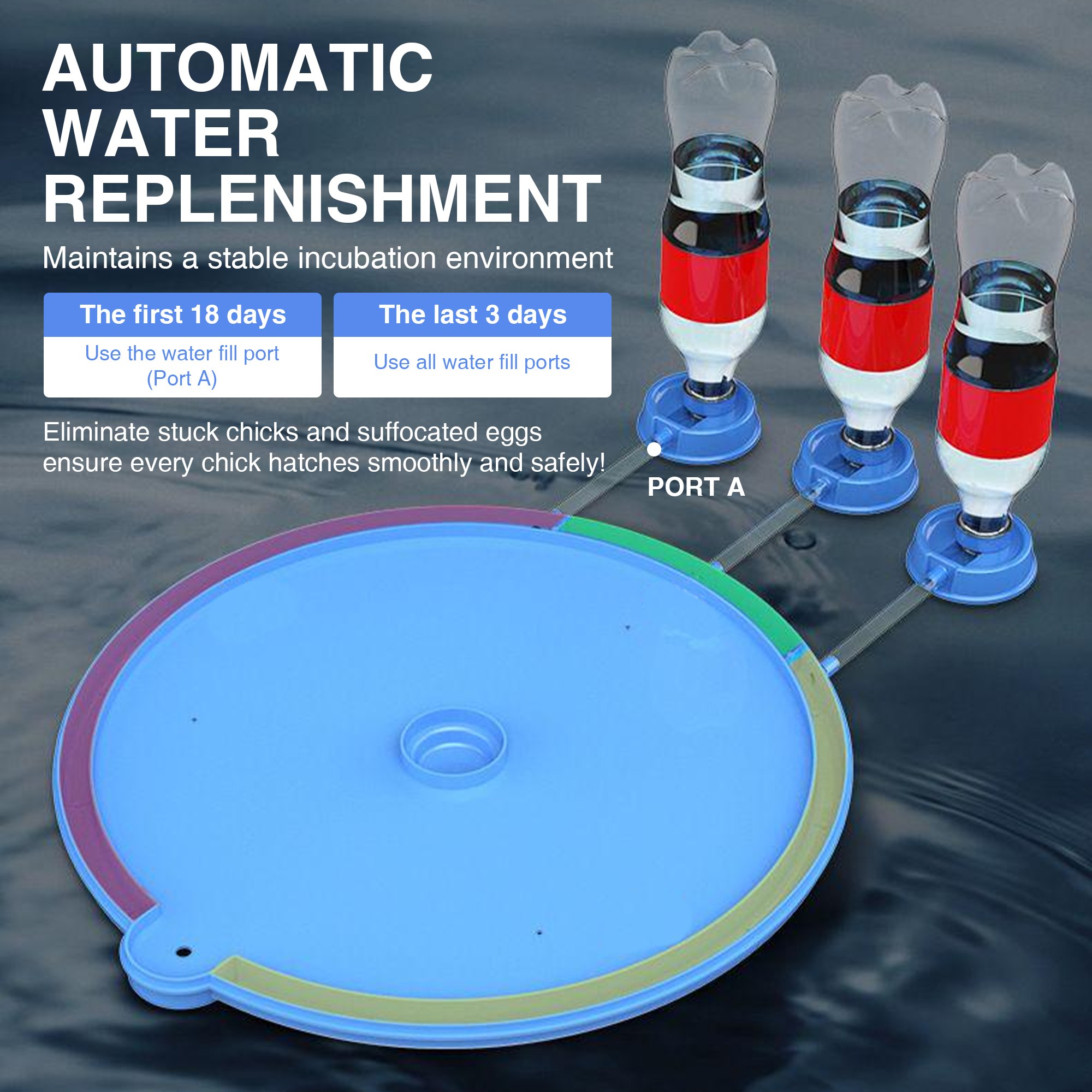 All-in-One UFO Egg Incubator Smart-Thermo & Auto-Hatching