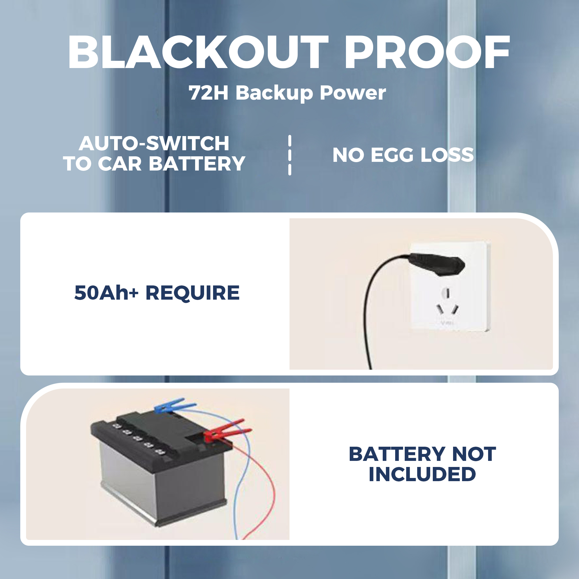 Single-Layer Precision 24 Eggs Incubator Auto Water & Temp Control 