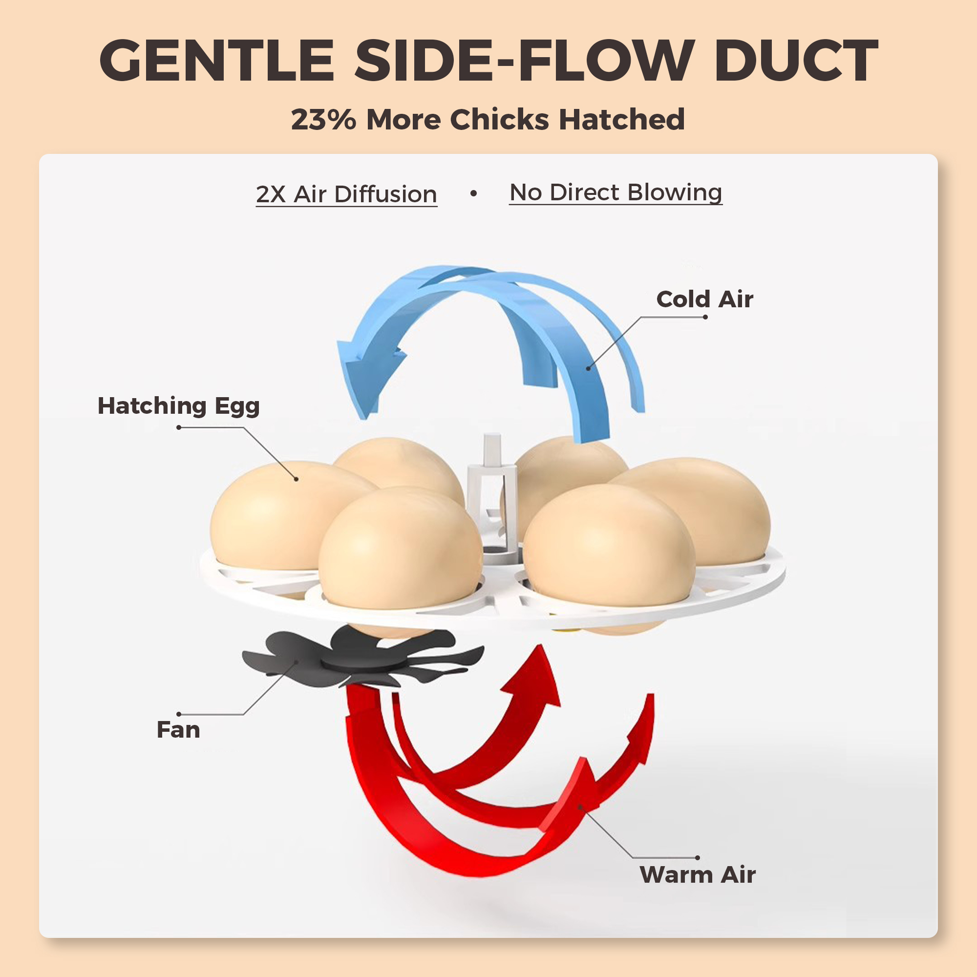 Eggbloom 6-Egg Auto-Turn Incubator