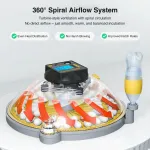 Automatic Egg Incubator 3 Trays for Birds and Quail