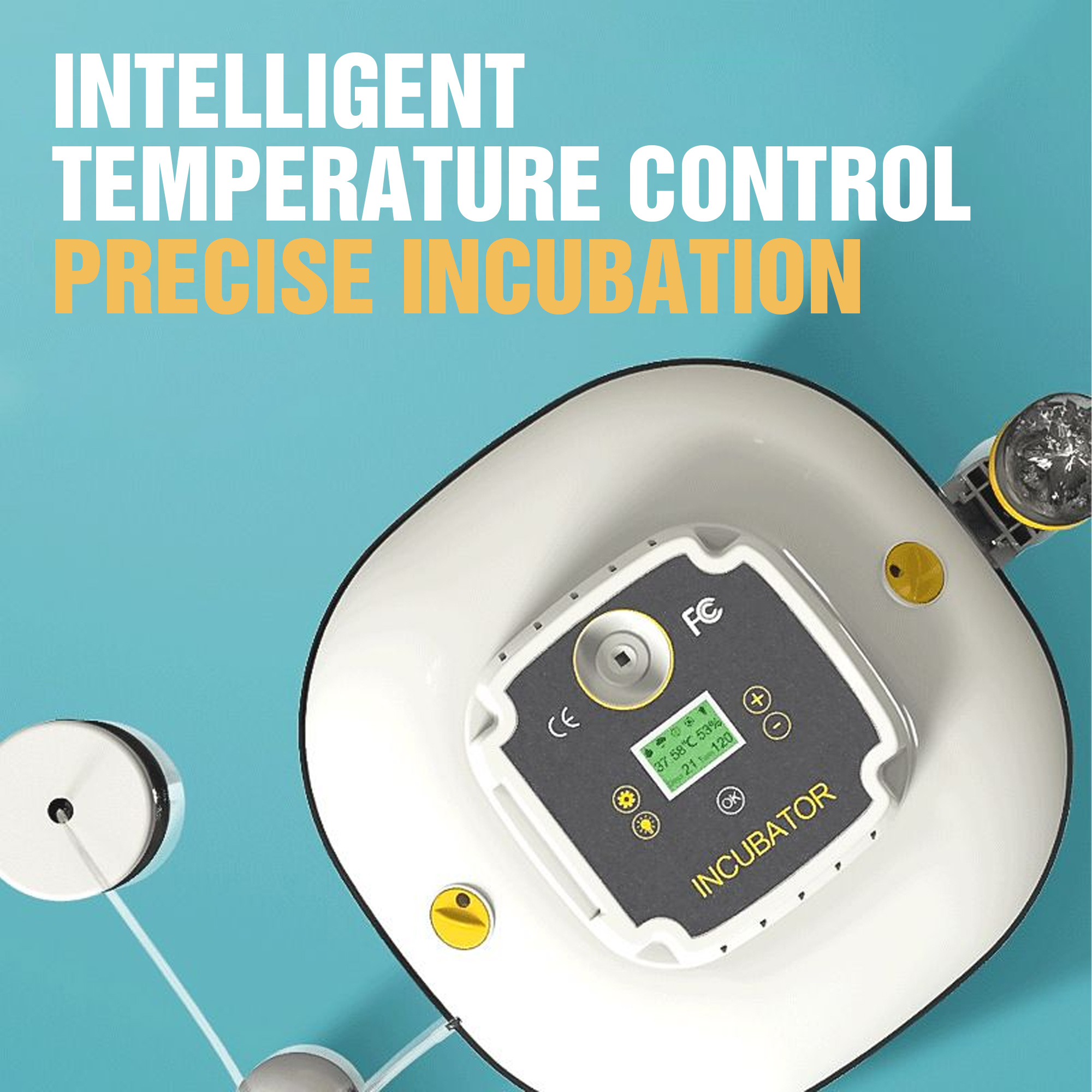  Digital Automatic Egg Incubator with Auto Turning & Humidity Control – 22 Eggs 