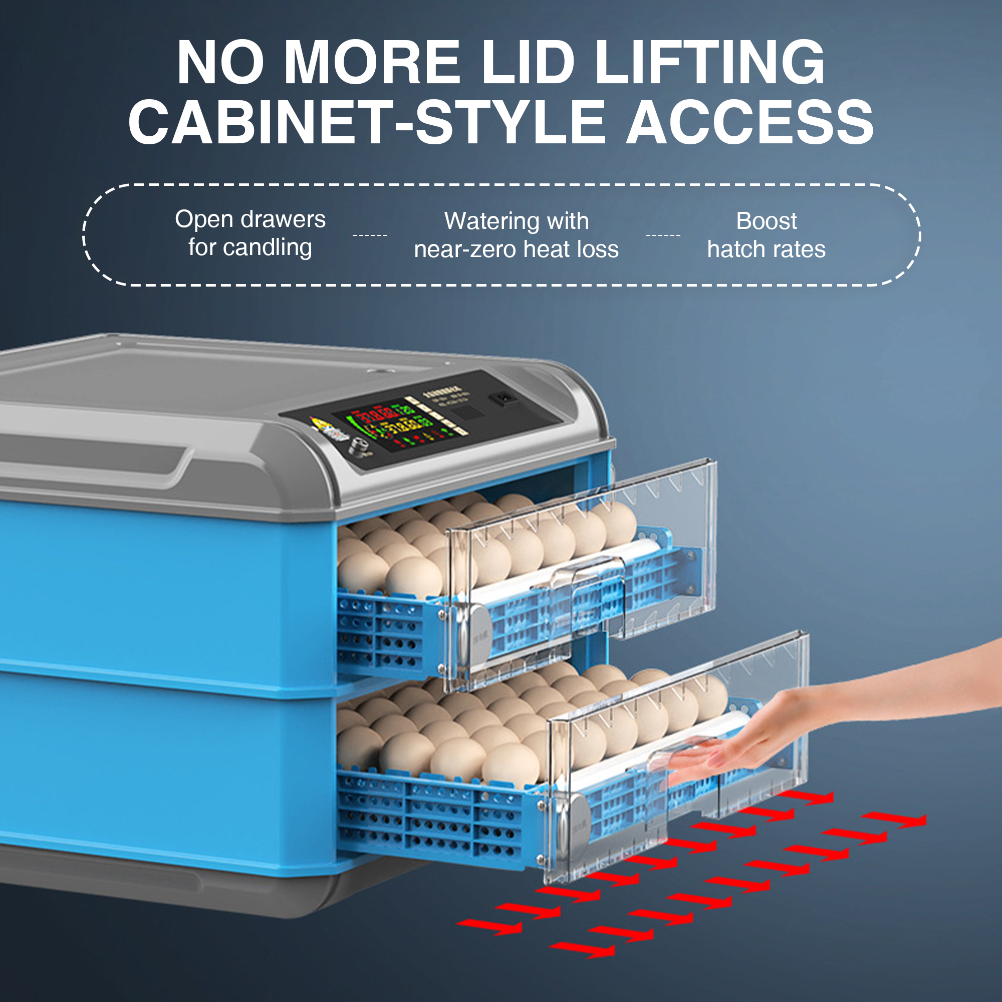 Automatic Drawer Egg Incubator