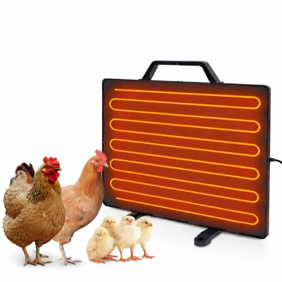 160W Radiant Chicken Coop Heater with Thermostat Control 01