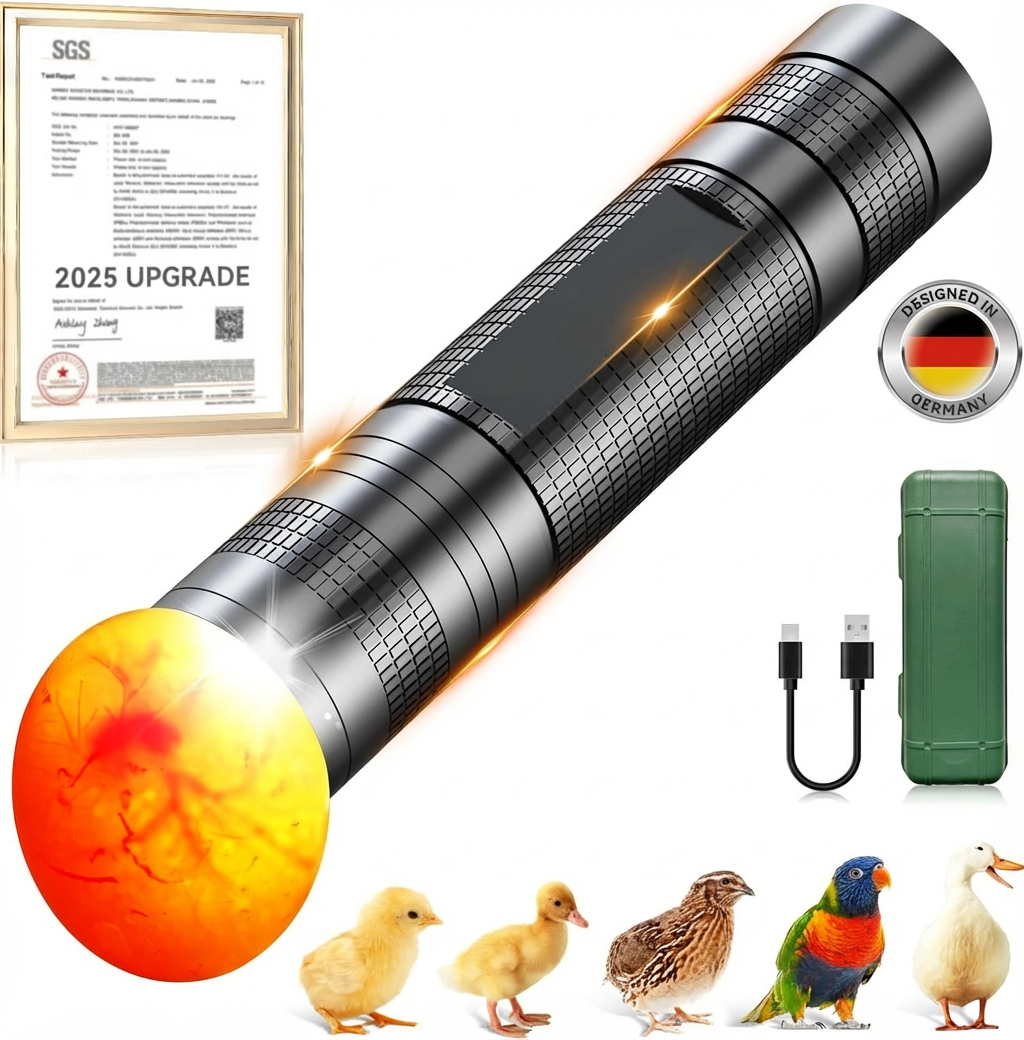 Titanium Series 3.0: High-Intensity LED Egg Candler