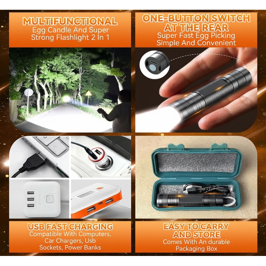 Titanium Series 3.0: High-Intensity LED Egg Candler