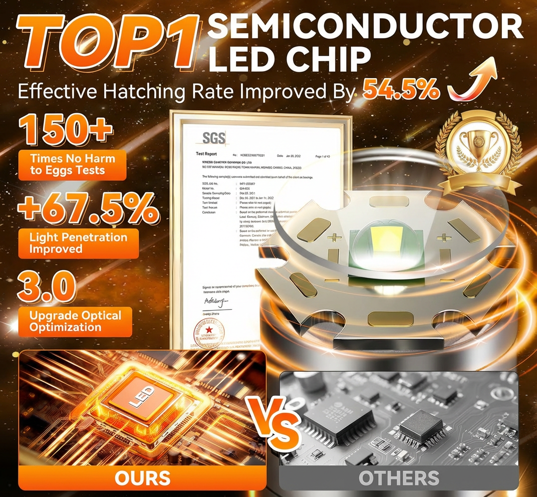 Titanium Series 3.0: High-Intensity LED Egg Candler