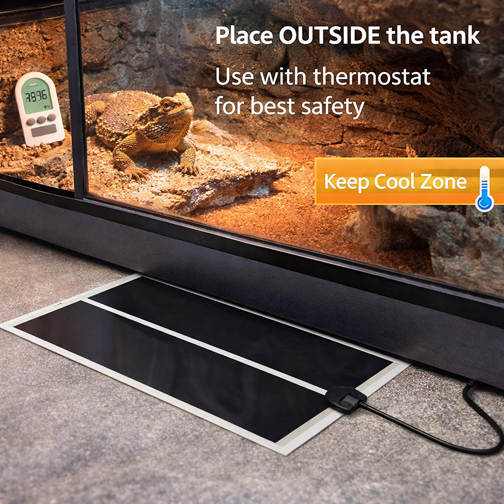 Graphene Reptile Heat Mat — 37°C Constant Temperature
