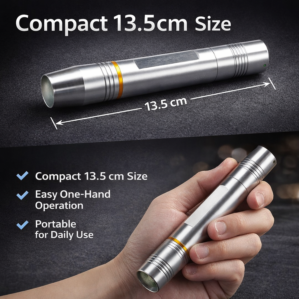 LED Egg Candler for Hatching Eggs – Portable Handheld Candling Lamp