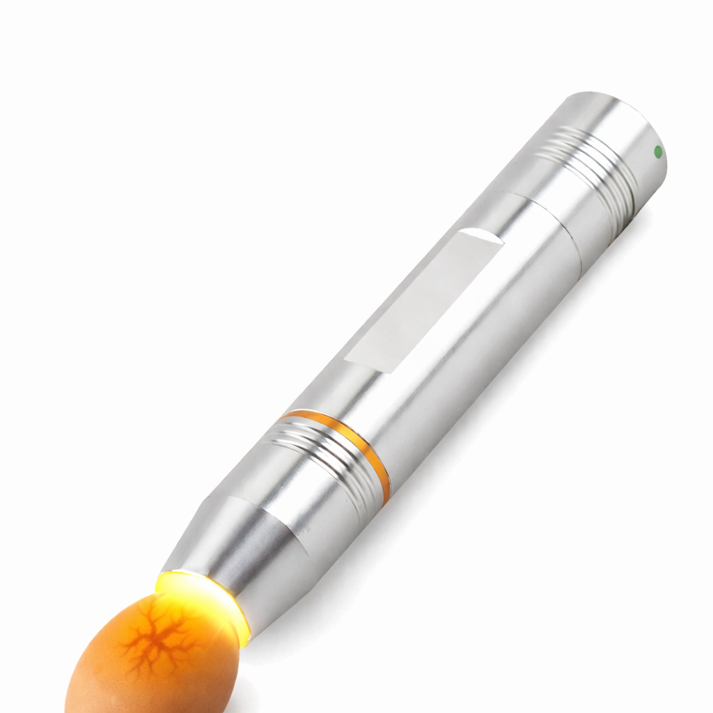 LED Egg Candler for Hatching Eggs – Portable Handheld Candling Lamp