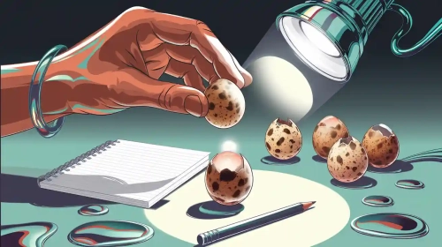 Step-by-Step Guide to Candle Quail Eggs and Spot Fertile Embryos