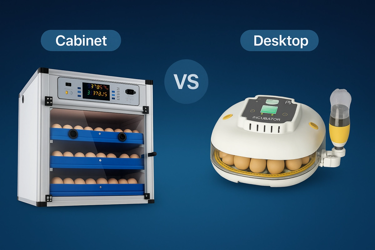 Desktop vs Cabinet Egg Incubator: Which One Should You Choose?