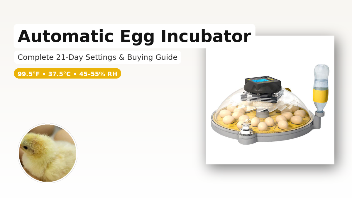 How to Choose an Automatic Incubator