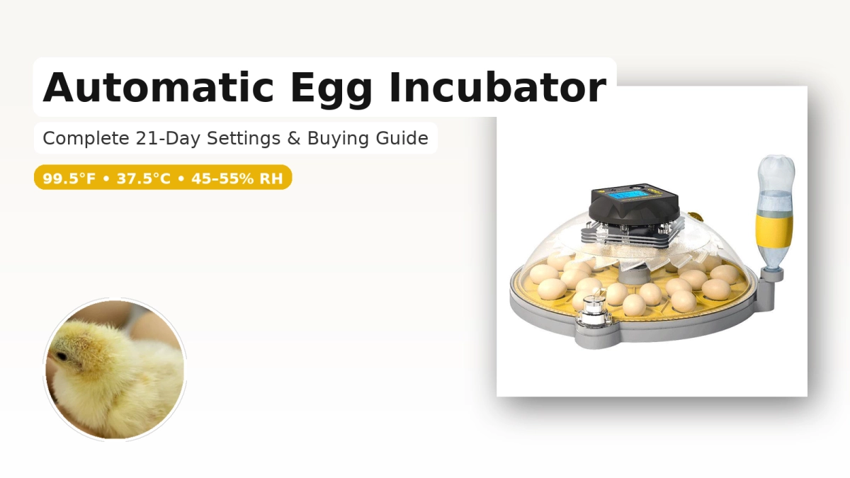 How to Choose an Automatic Incubator
