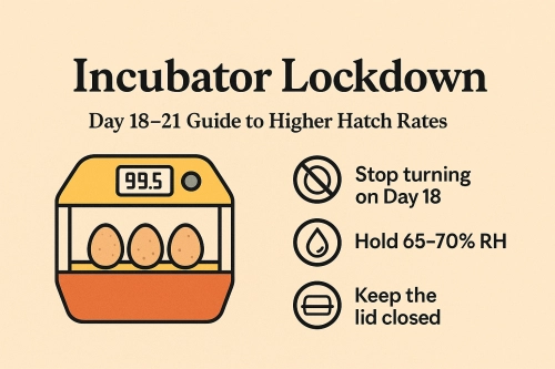 Incubator Lockdown: Day 18–21 Guide to Higher Hatch Rates