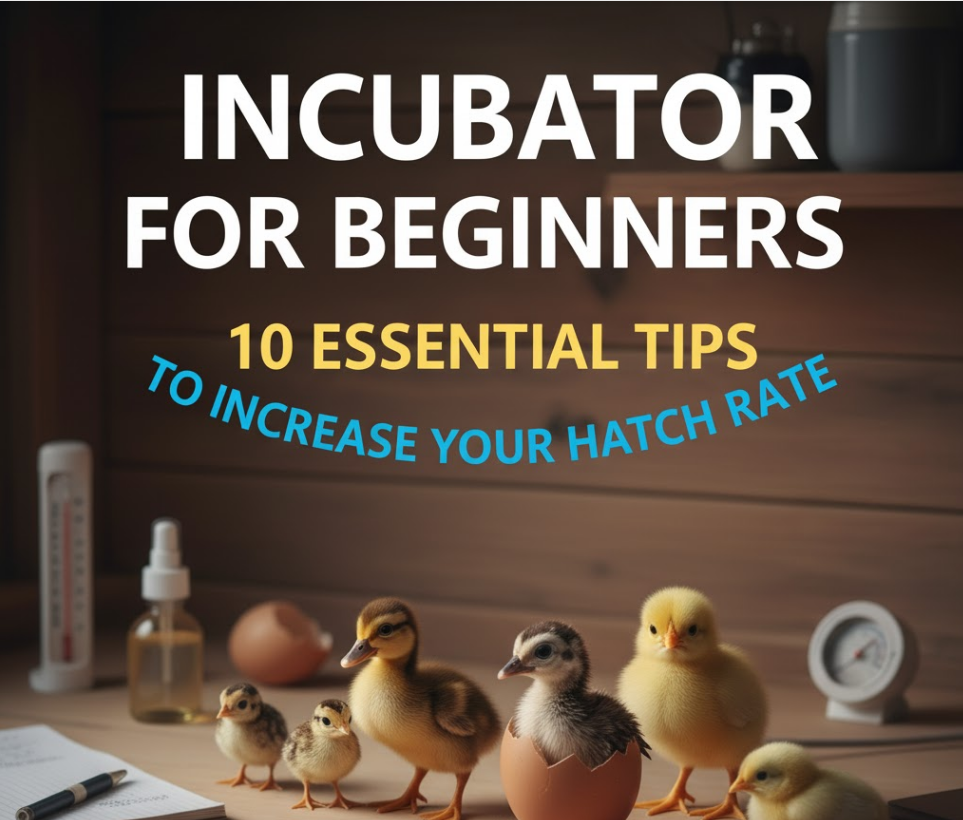 Eggs in transparent incubators and newly hatched chicks: 10 key points for improving hatch rates.