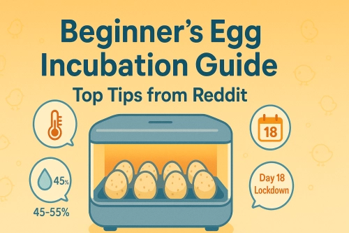 🐣 Beginner's Egg Incubation Guide: Top Tips From Reddit for First-Time Hatchers