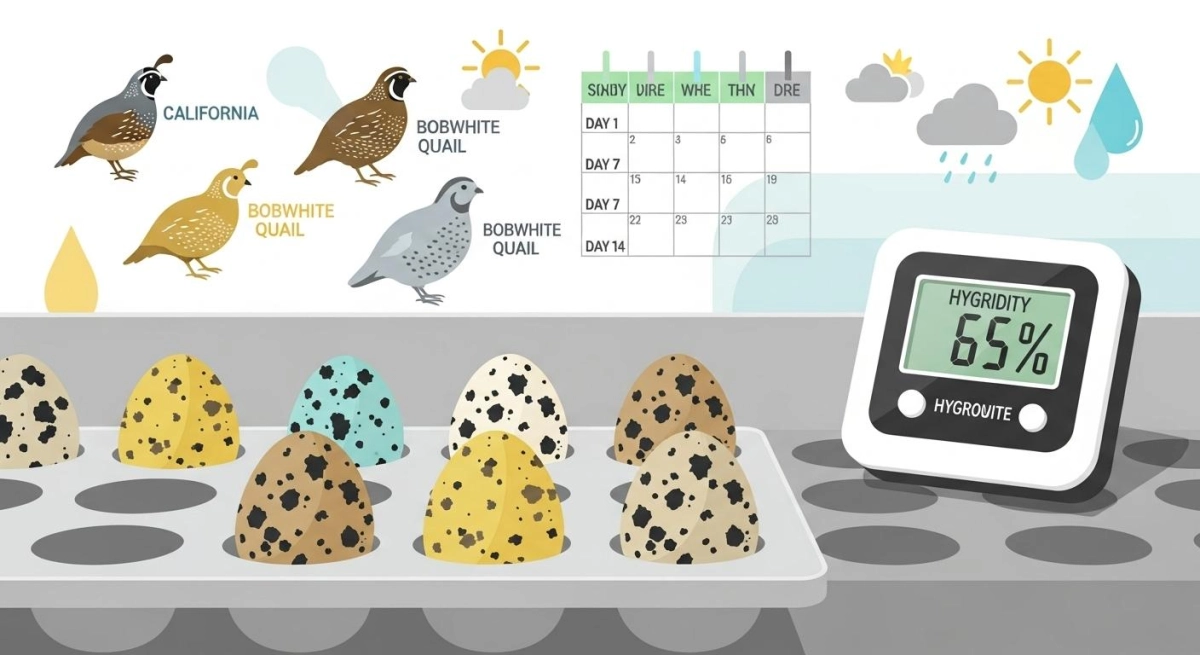 Quail Incubation Humidity Complete Guide by Day Species And Climate
