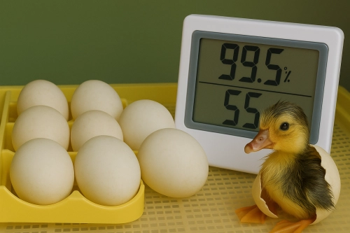 Muscovy Duck egg incubator temperature and humidity settings