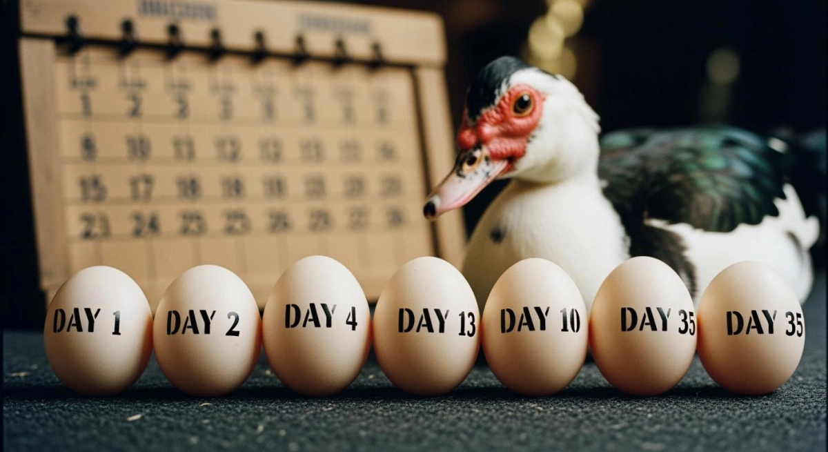 Day-by-Day Incubation Chart for Muscovy Duck Eggs