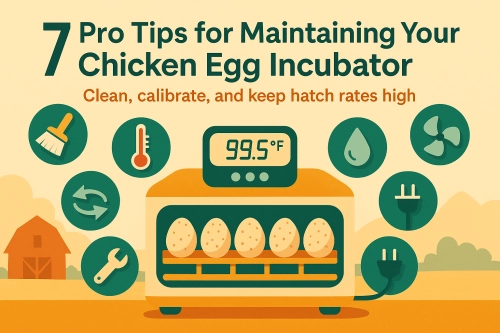 7 Pro Tips for Maintaining Your Chicken Egg Incubator