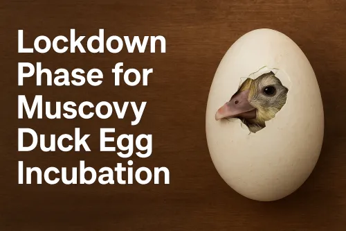 🥚 Lockdown Phase Explained – Final Days of Muscovy Duck Egg Incubation