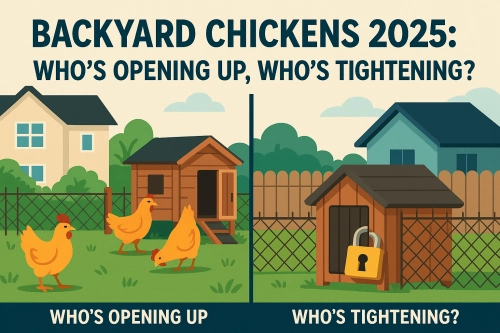 Backyard Chickens 2025: Who’s Opening Up, Who’s Tightening?